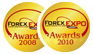 FOREX EXPO AWARDS 2008,2010