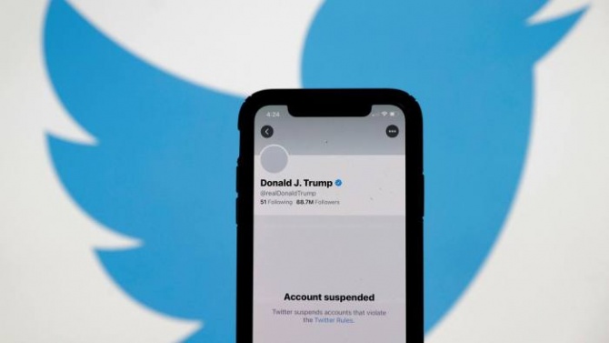Twitter резко упал после блокировки аккаунта Трампа Twitter резко упал после блокировки аккаунта Трампа