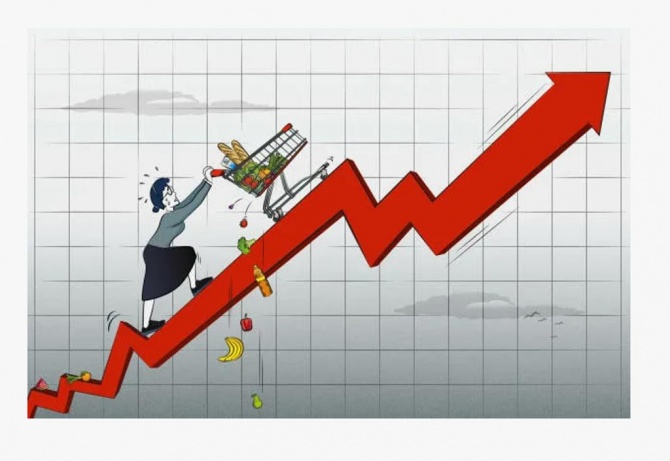 Инфляция в России подросла за неделю. Инфляция в России подросла за неделю.