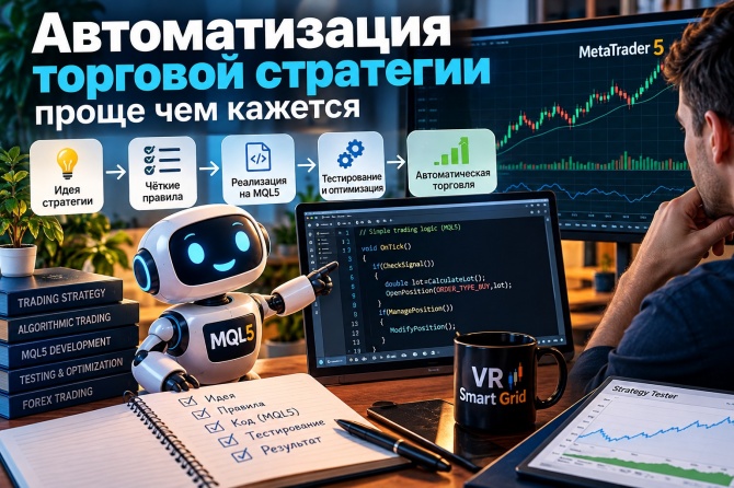 Автоматизация торговой стратегии проще, чем кажется: как перейти от идеи к торговому роботу Автоматизация торговой стратегии проще, чем кажется: как перейти от идеи к торговому роботу