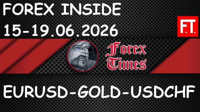 ���������� �� 15-19.06.2026 �� EURUSD, GOLD & USDCHF