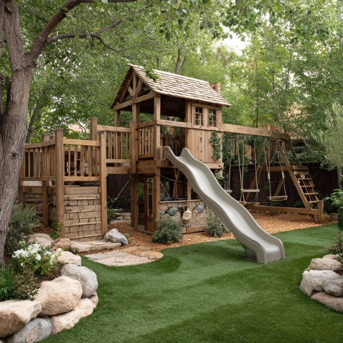 Сегодня поговорим на такую тему, актуальную и для работников форекс-индустрии, как обсустройство загороджного дома. Если конкретно, речь пойдет о игровых площадках для детей - как выбрать бюджетный, но эффективный вариант?