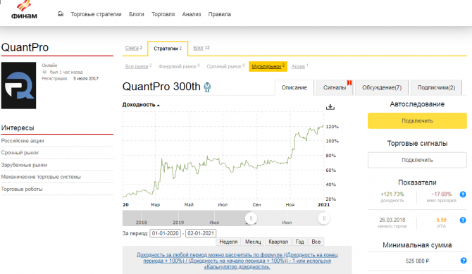   2020 .      QuantPro Platform