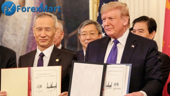 США и Китай подписали соглашение о первой фазе торговой сделки США и Китай подписали соглашение о первой фазе торговой сделки