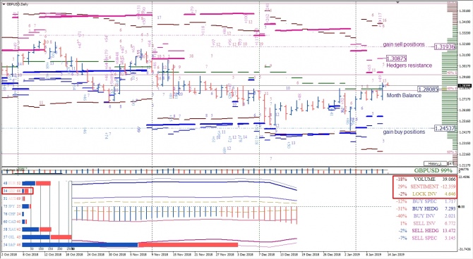 Анализ опционов и фьючерсов по GBP/USD на 14.01.2019 Анализ опционов и фьючерсов по GBP/USD на 14.01.2019
