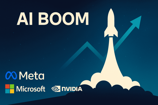 Microsoft, Meta, Nvidia — на взлётной полосе AI-рынка Microsoft, Meta, Nvidia — на взлётной полосе AI-рынка