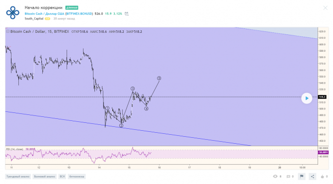 BCH — Начало коррекции BCH — Начало коррекции