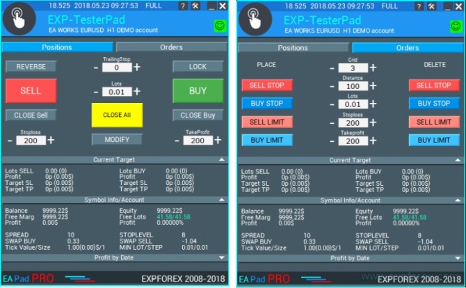 Exp - TesterPad Ручной тренажер для тестера стратегий Exp - TesterPad Ручной тренажер для тестера стратегий