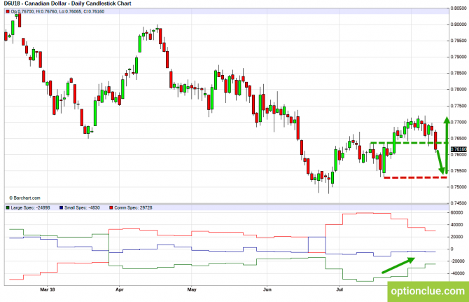       COT  13  16  (CLH18, USDCAD, USDRUB)