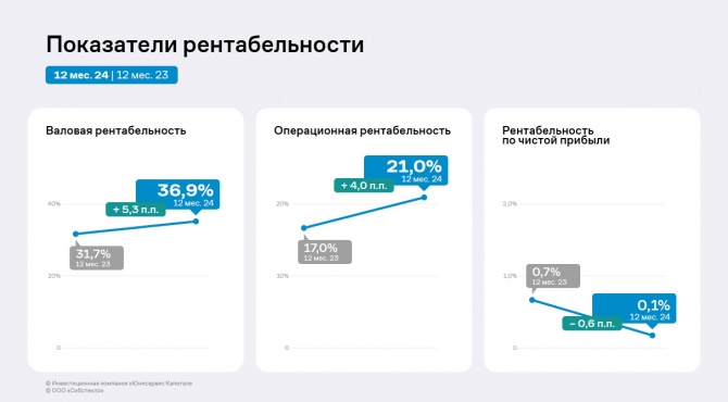 Финансовые итоги «Сибстекла» за 12 месяцев 2024 года Финансовые итоги «Сибстекла» за 12 месяцев 2024 года