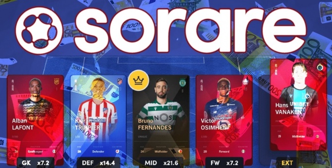 Sorare - игра в жанре фэнтези-футбола, собрала 4 миллиона долларов Sorare - игра в жанре фэнтези-футбола, собрала 4 миллиона долларов