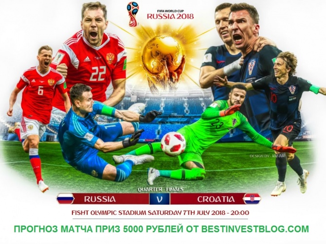 Прогноз матча: Россия - Хорватия, приз 5000 рублей! Прогноз матча: Россия - Хорватия, приз 5000 рублей!